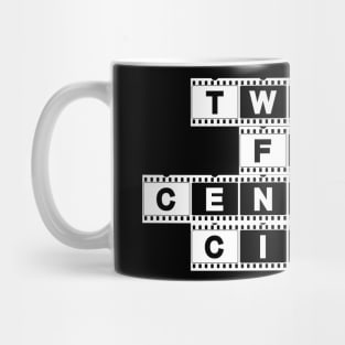 Twenty First Century Cinema TFCC Word Logo White Mug